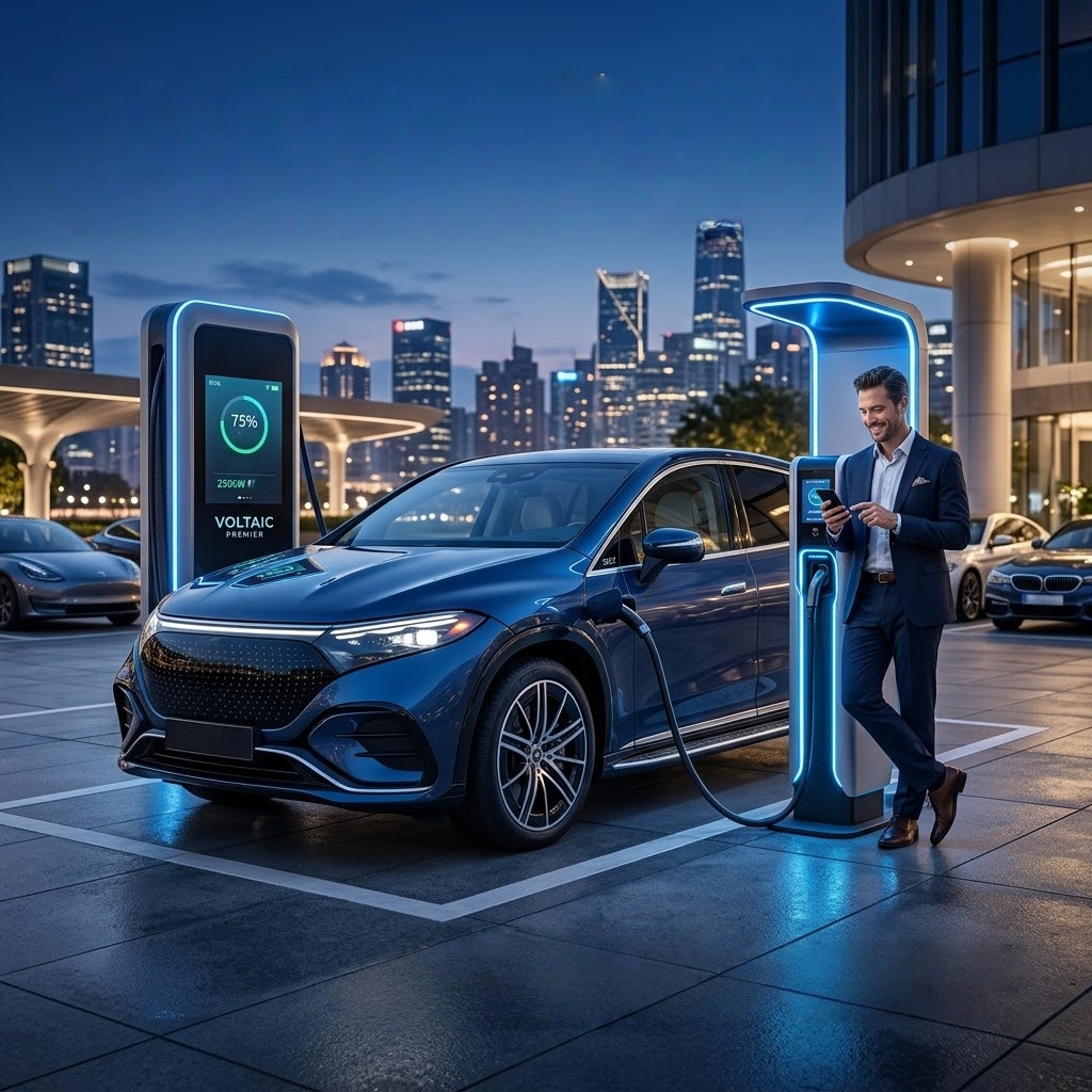 Commercial EV Charging Station setup in India